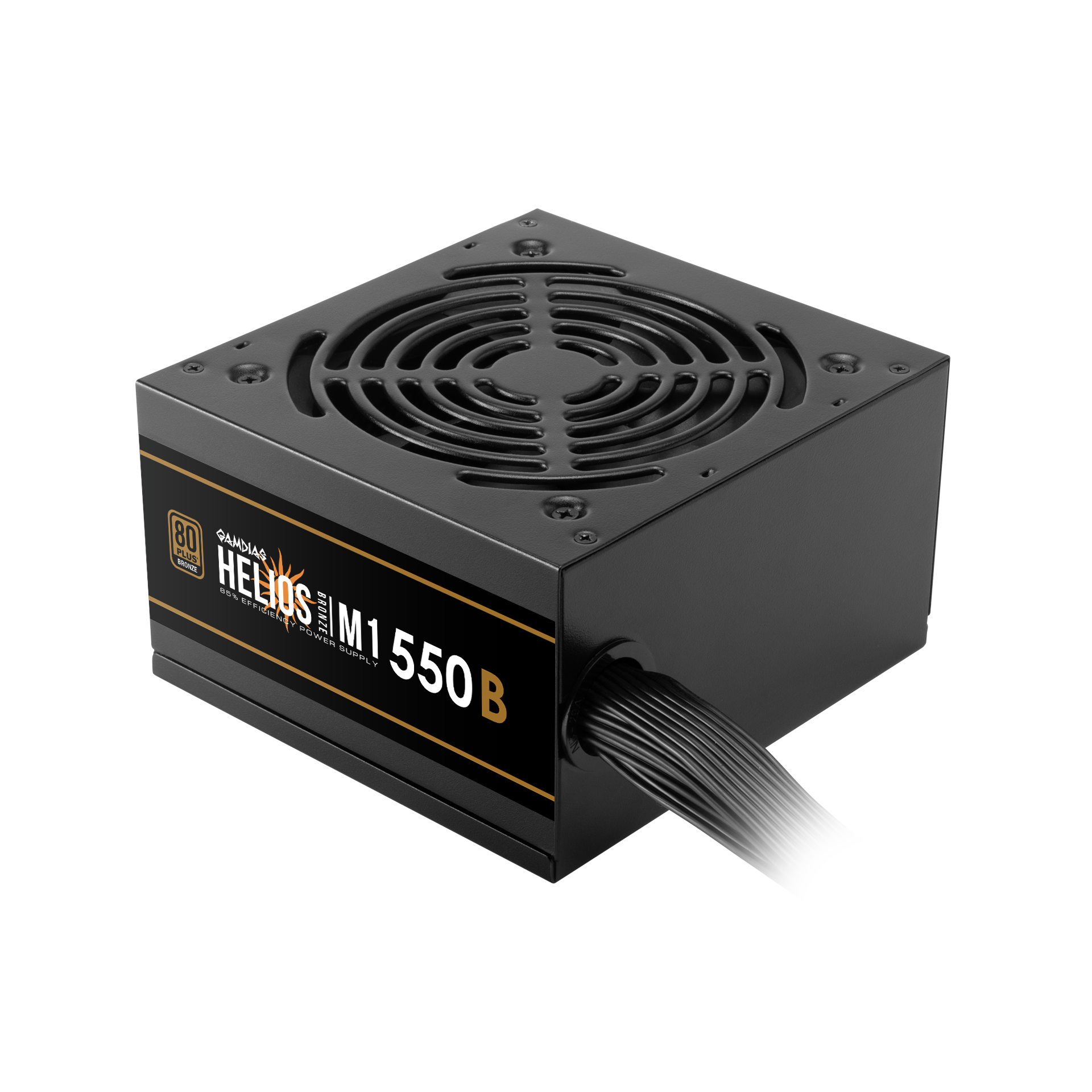 GAMDIAS HELIOS M1-550B Compact 550W ATX Power Supply with Advanced Protections