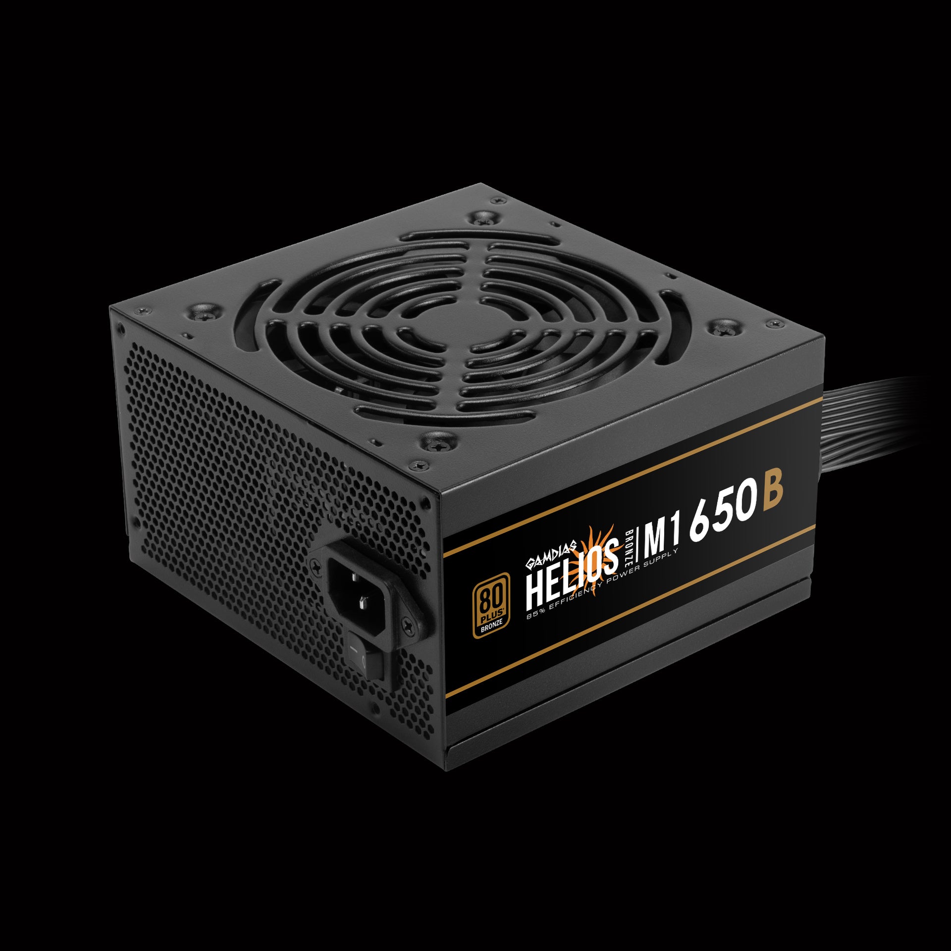 GAMDIAS HELIOS M1-650B Efficient 650W PSU for Gaming PCs