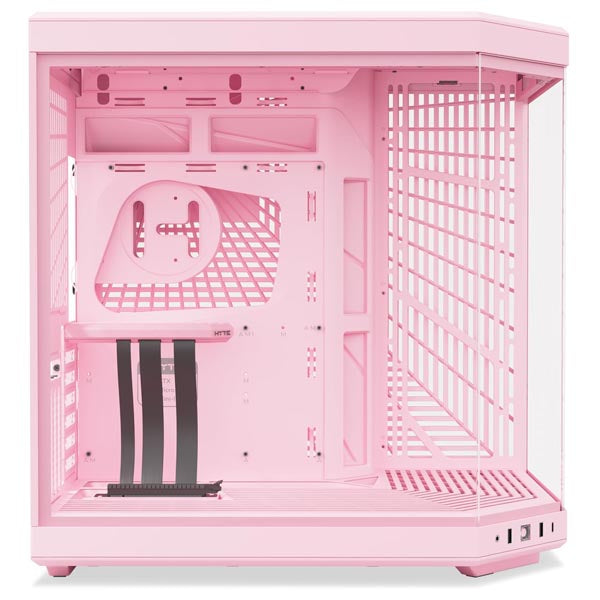 Hyte Y70 Panoramic E-ATX Mid Tower Strawberry Milk Cabinet Case
