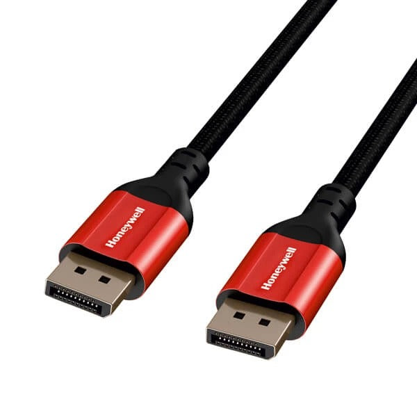Honeywell 2M DisplayPort 2.0 Braided Cable 32 Audio Channels 3-Year Warranty