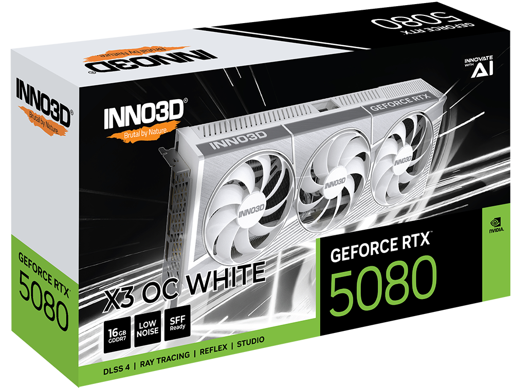 INNO3D GEFORCE RTX 5080 X3 OC 16GB GDDR7 Graphics Card