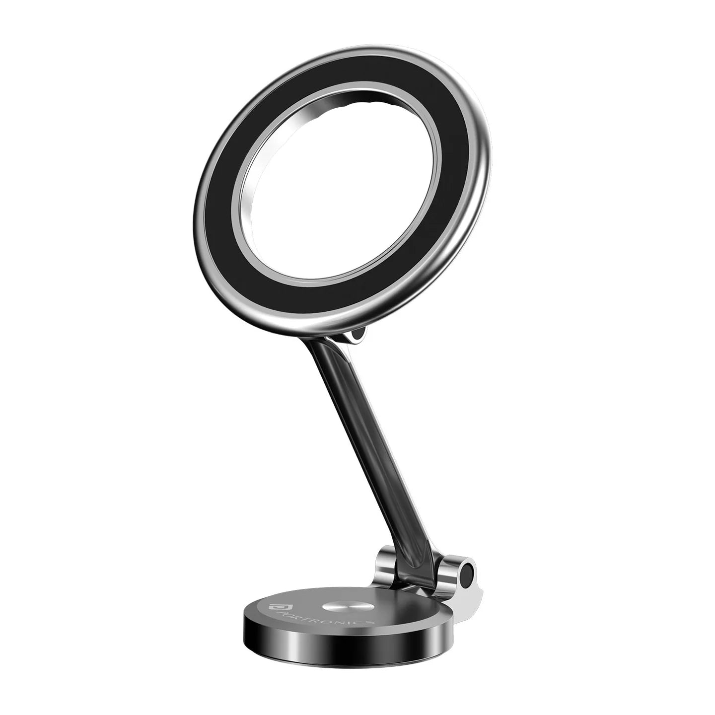 PORTRONICS Mogun 3 Premium 360 Rotation Magnetic Mobile Holder | Easy Installation | Uninterrupted Air Flow | Wide Compatibility | Strong Magnet
