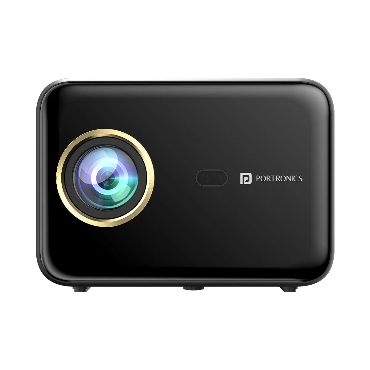 PORTRONICS Beem 460 Smart Android Projector | Bright and Sharp Display | Cinematic Sound Experience | Picture-Perfect Projection - | Buy Online at Shwetha Computers