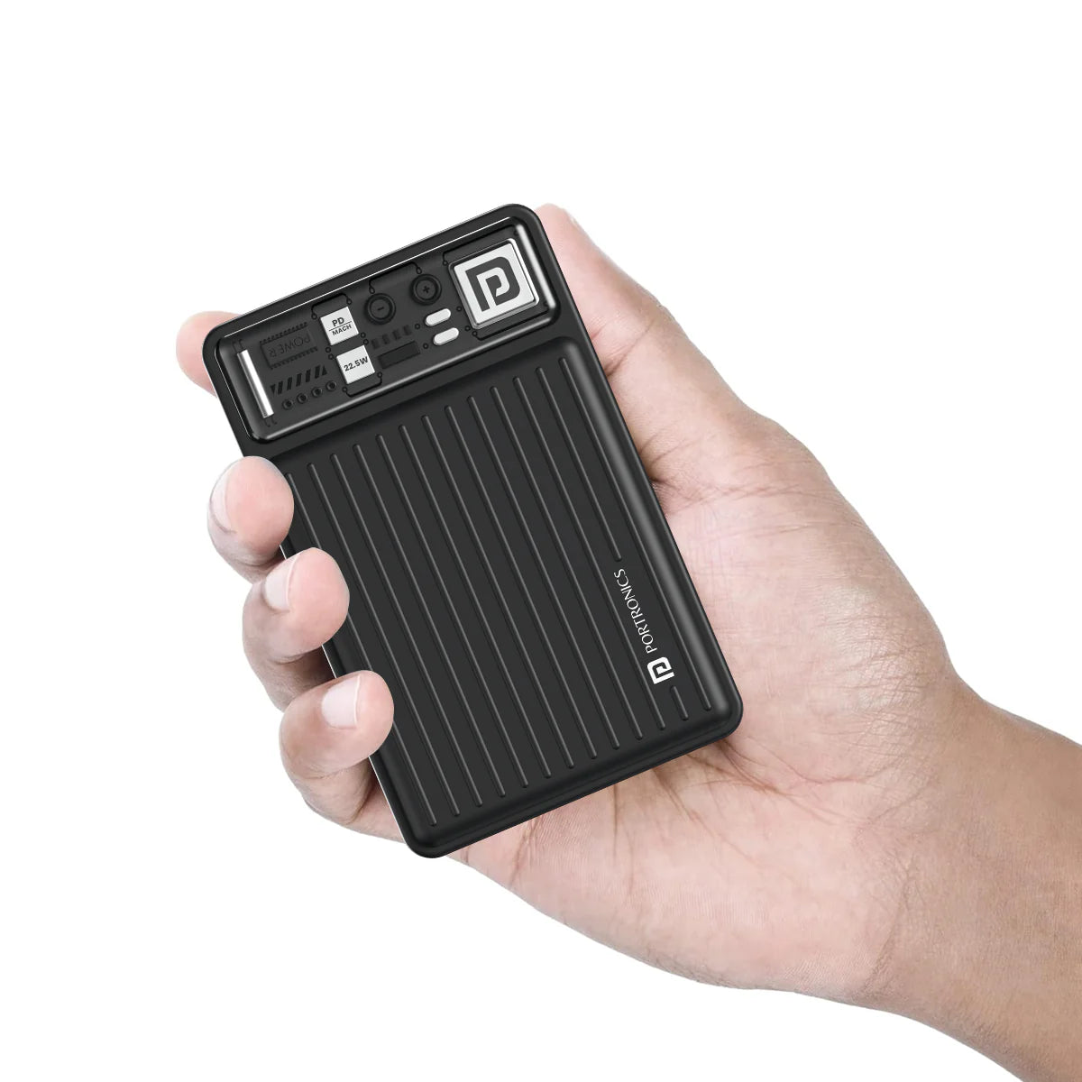 PORTRONICS Luxcell Mini 20K Powerbank | 22.5W Max Output |20000 mAh Small Size |Type C PD Output |Type C Input