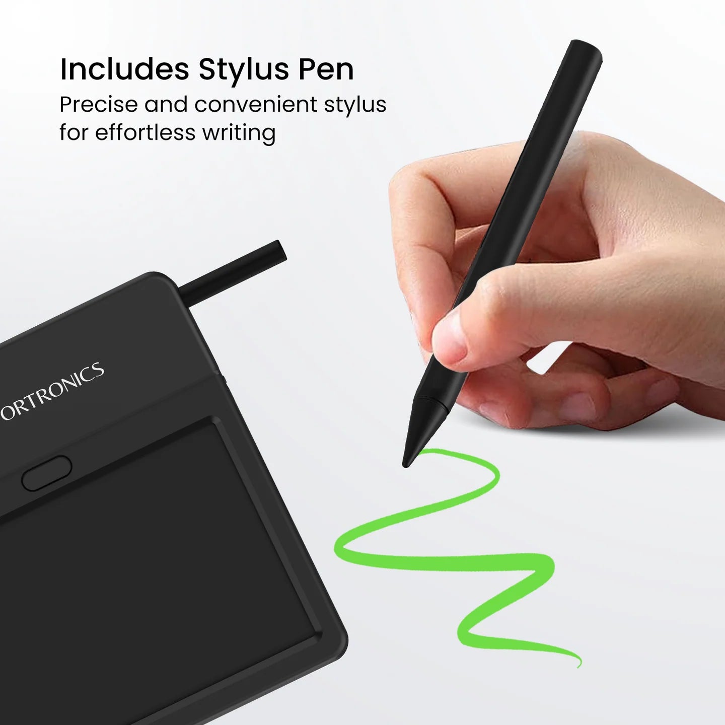PORTRONICS Ruffpad Calc 2 2-in-1 Calculator & LCD Writing Pad | 5.5 Inches Screen | 12 Digits Layout | Screen Lock | Erase Button - | Buy Online at Shwetha Computers