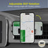 PORTRONICS Clamp Z Univeresal Mobile Holder | 180° Rotation| One-hand Operation | AC Vent Mount | Shock-resistant Grip