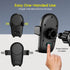 PORTRONICS Clamp Z Univeresal Mobile Holder | 180° Rotation| One-hand Operation | AC Vent Mount | Shock-resistant Grip
