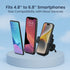 PORTRONICS Clamp Y Mobile Phone Holder | 360° Rotation | For Most Cars | AC Vent Mount | One-Click Operation