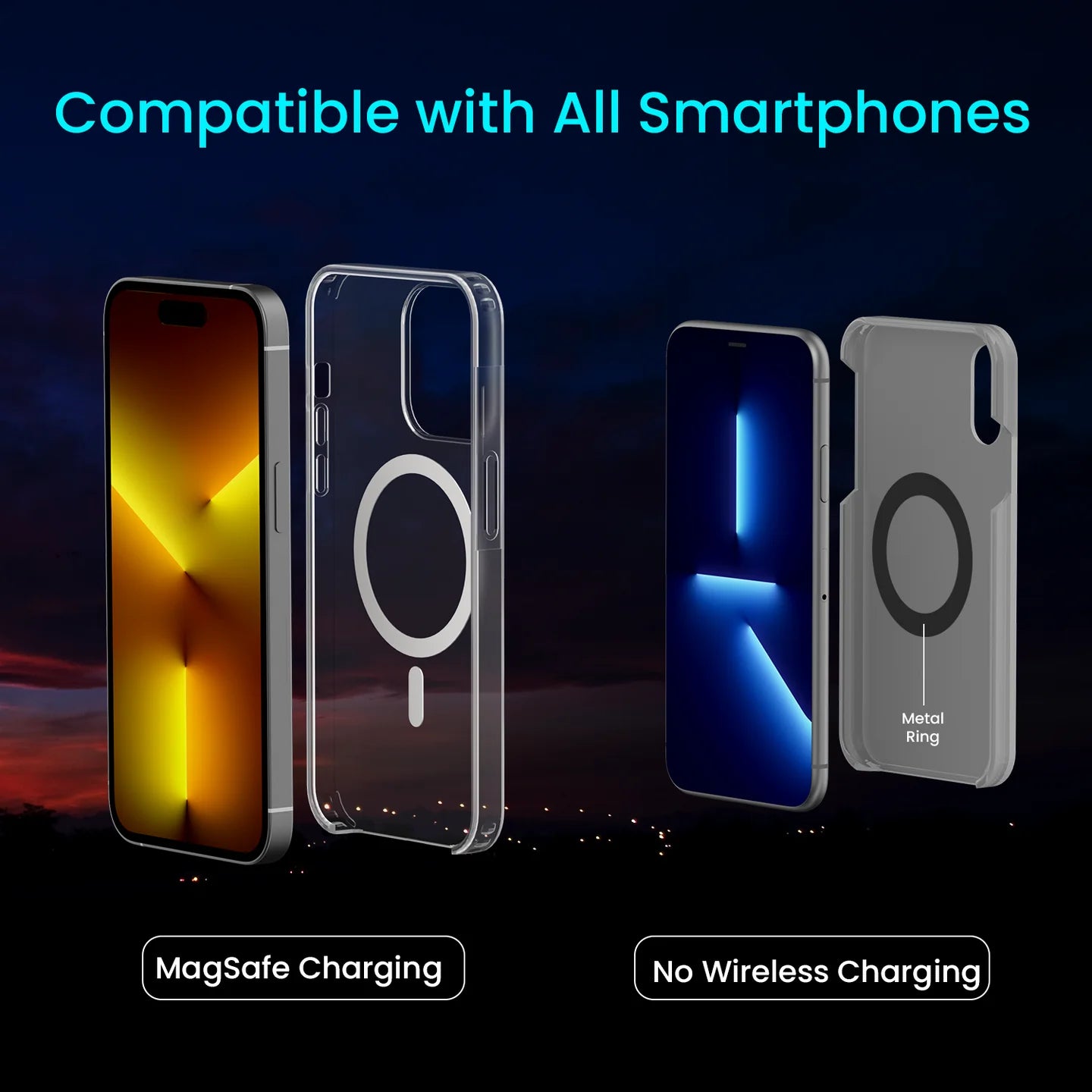 PORTRONICS Mogun 3 Premium 360 Rotation Magnetic Mobile Holder | Easy Installation | Uninterrupted Air Flow | Wide Compatibility | Strong Magnet