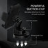 PORTRONICS Clamp M4 Univeresal Mobile Holder | 180° Rotation | One-hand Operation| Suction Mount | Shock-resistant Grip