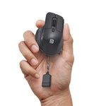 PORTRONICS Toad Mino Mini Wireless Mouse | Rechargeable | Bluetooth & 2.4 GHz | Ultra-Compact Size | Multi-Device Pairing