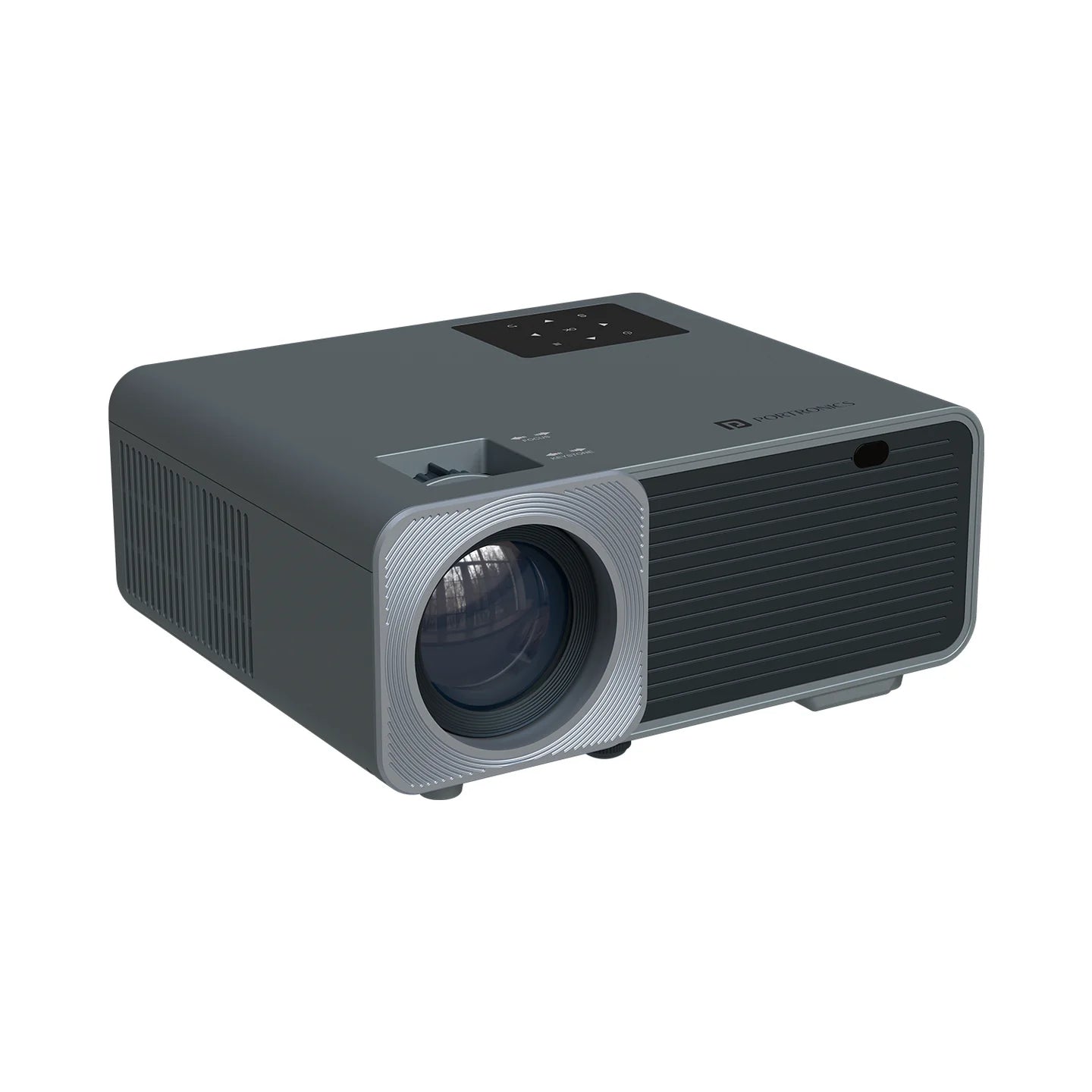 PORTRONICS Beem 450 4000 Lumens Brightness Smart LED Projector | Pre-installed Streaming Apps | 1080p Full HD | 4000 Lumens | 150” Max Display - | Buy Online at Shwetha Computers