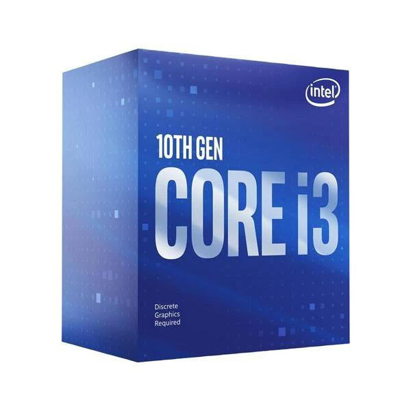 Intel Core i3-10100F Processor | Comet Lake, 4 Cores, 8 Threads, 4.30 GHz Max Turbo Frequency, Intel Smart Cache, FCLGA1200 Socket, DDR4-2666 Memory, 65W TDP