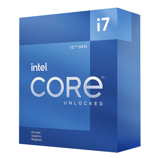 Intel Core I7-12700KF Processor: 12 Cores, 20 Threads, 5GHz Turbo Boost, 125W TDP, LGA-1700 Socket for Desktop