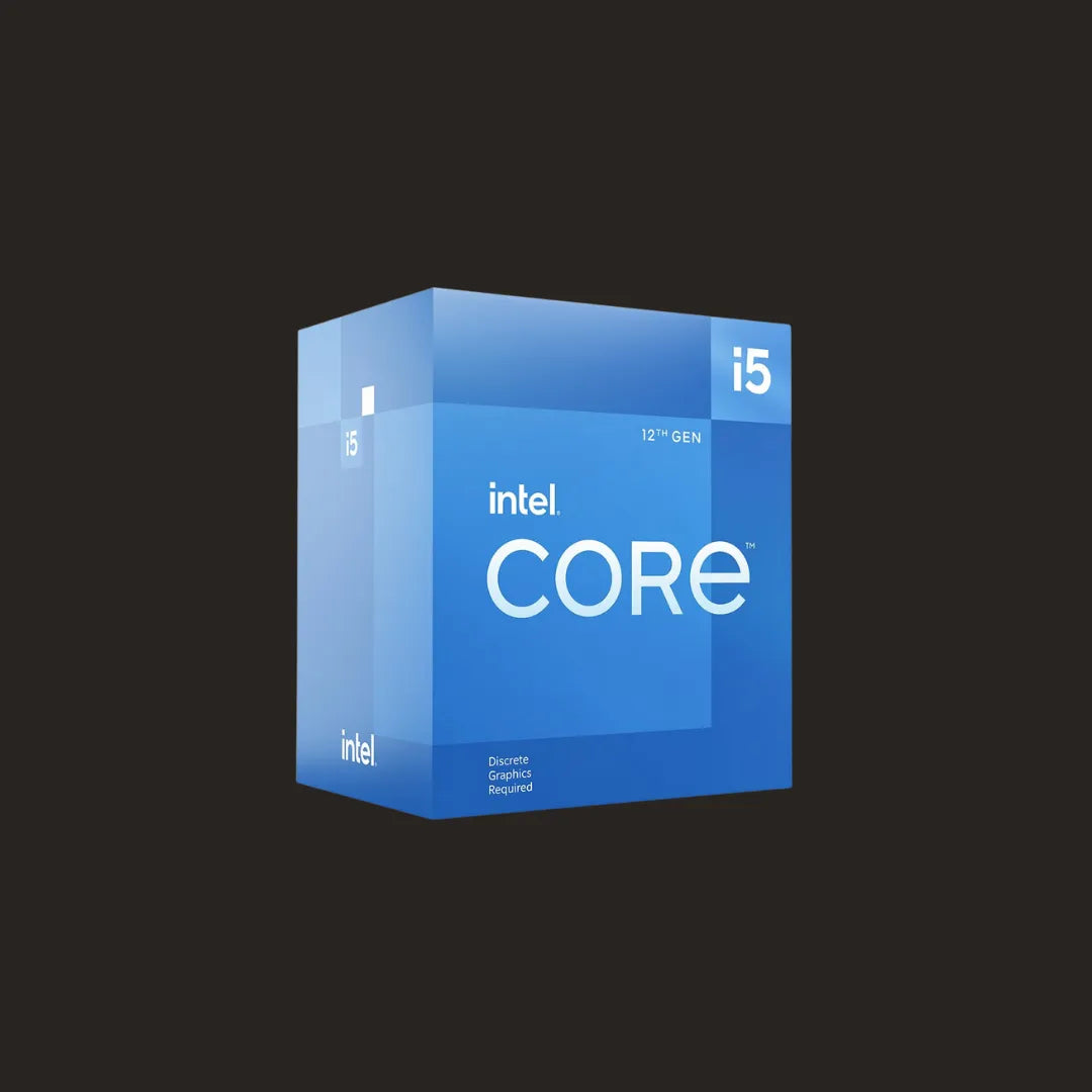 Intel Core i5-12400F 12th Generation 6-Core Desktop Processor with 4.40 GHz Max Turbo Frequency, 18 MB Intel Smart Cache, DDR5 4800 MT/s, and LGA1700 Socket from INTEL