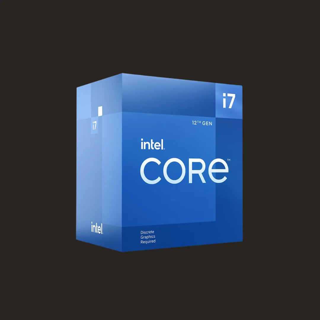 Intel Core i7-12700F 12th Gen Desktop Processor, 12 Cores, 20 Threads, 25 MB Cache, 4.90 GHz Turbo Boost Max, DDR5/DDR4 Memory Support, 65W TDP, LGA-1700 Socket - Alder Lake Series by Intel