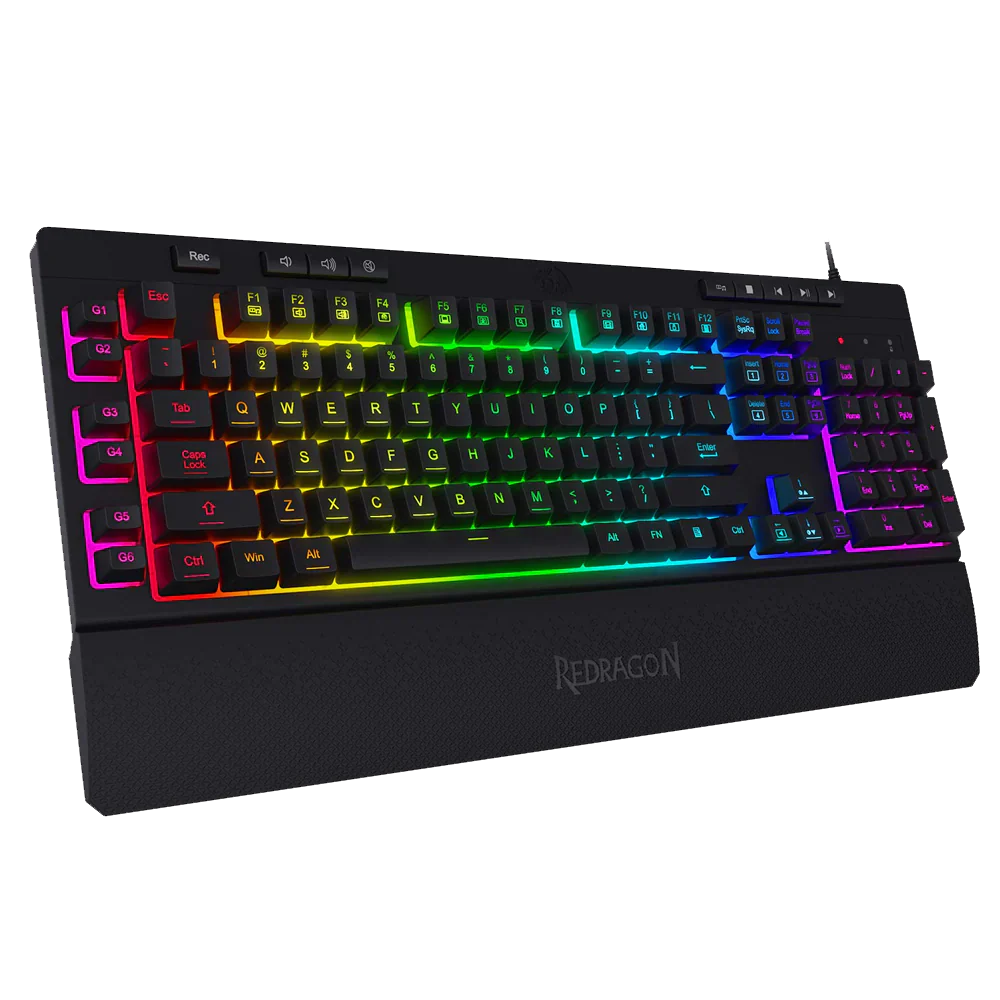 Redragon SHIVA K512- WIRED MEMBRANE KEYBOARD RGB BLACK