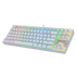 Redragon KUMARA K552 - TKL WIRED MECHNICAL KEYBAORD RGB WHITE (Blue Switch)