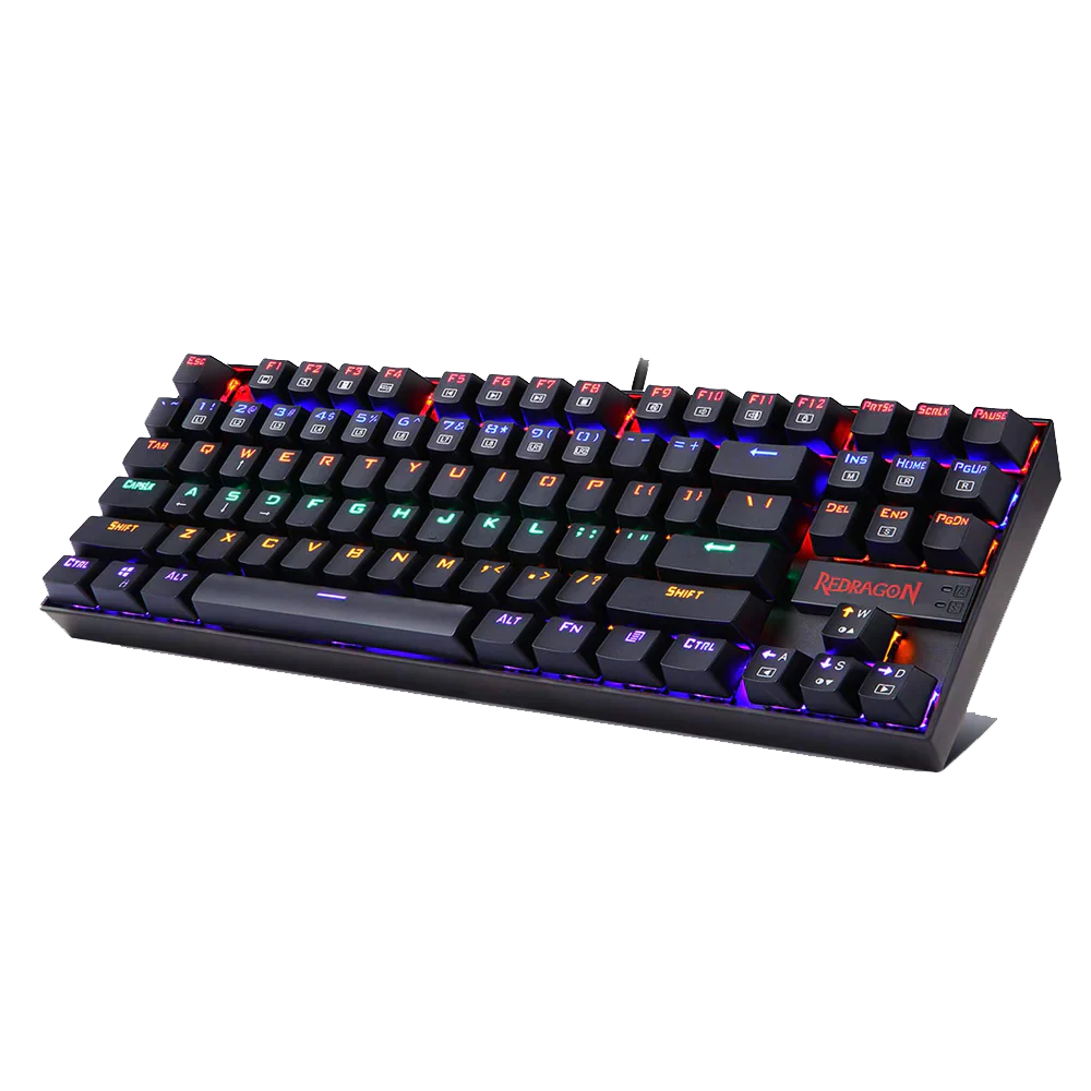 Redragon KUMARA K552 - TKL WIRED MECHNICAL KEYBAORD RAINBOW (Red Switch)