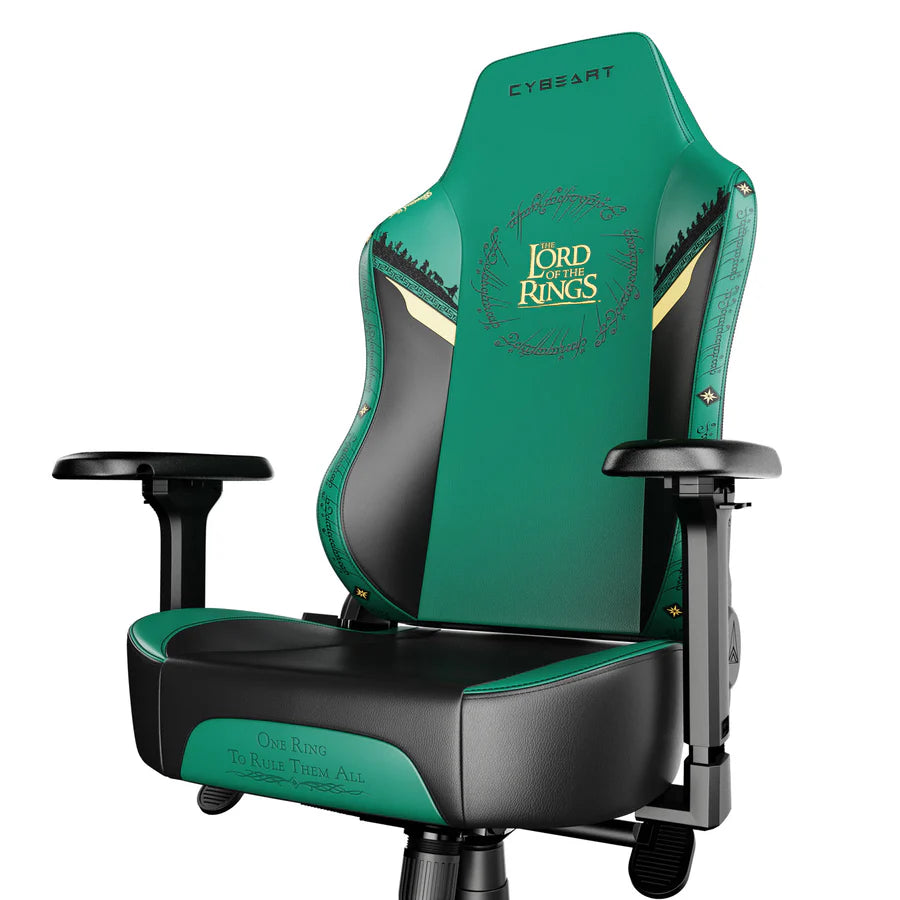 CYBEART Lord of the Rings Gaming Office Chair 4D Armrest Inbuilt Lumbar Support Supreme PU Leather, Ergonomic, Recline & Tilt - | Buy Online at Shwetha Computers