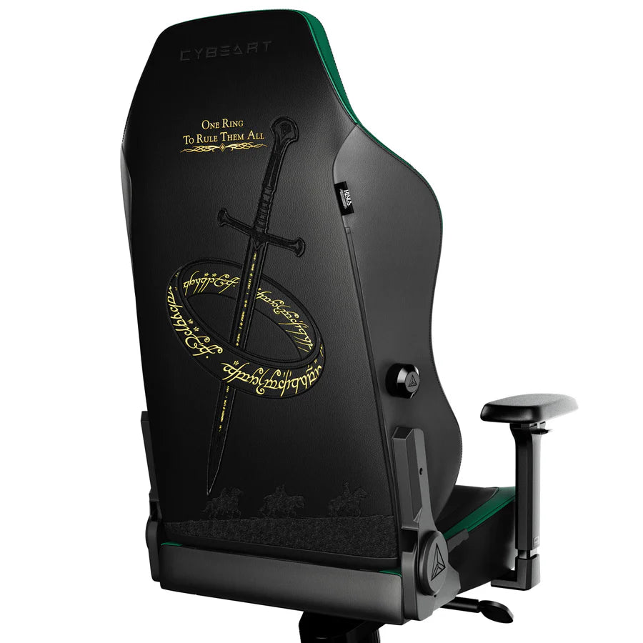 CYBEART Lord of the Rings Gaming Office Chair 4D Armrest Inbuilt Lumbar Support Supreme PU Leather, Ergonomic, Recline & Tilt - | Buy Online at Shwetha Computers
