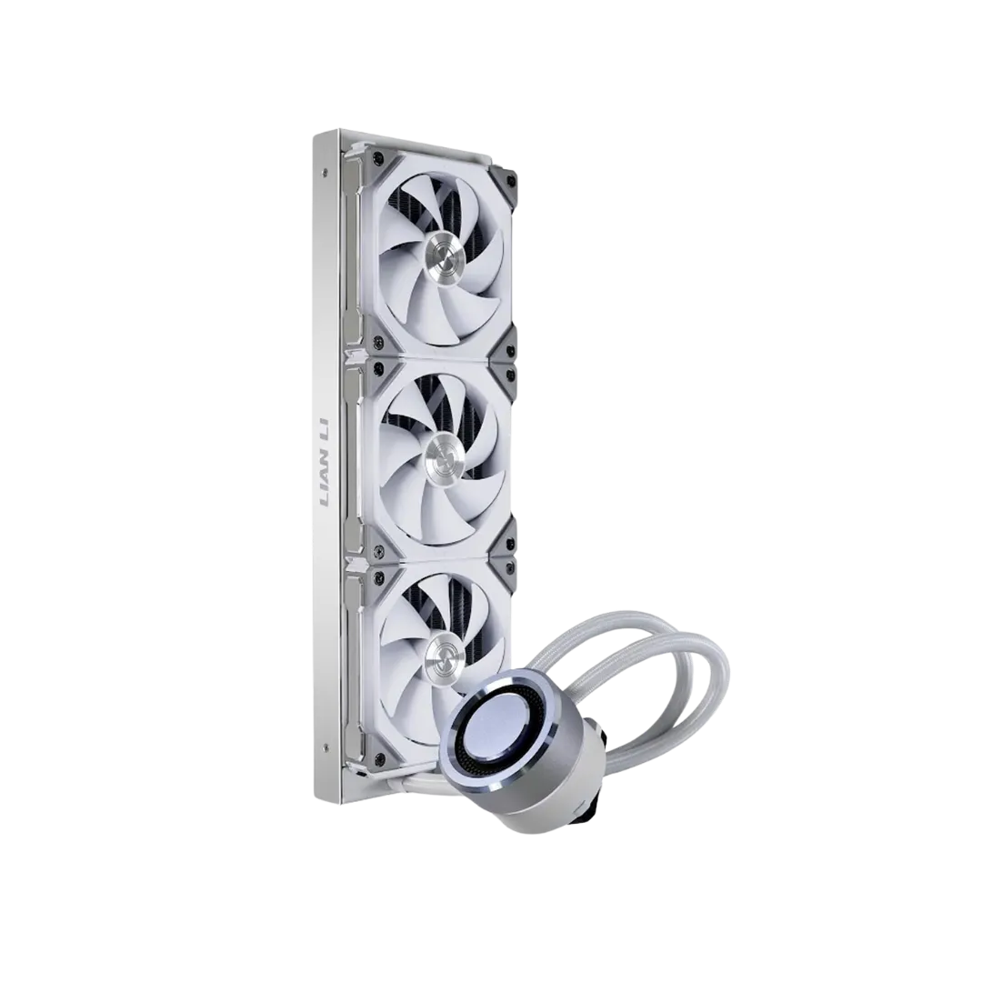 Lian Li GALAHAD 360 Black & White AIO SL Fan - Ultimate Cooling Performance with Stylish Design