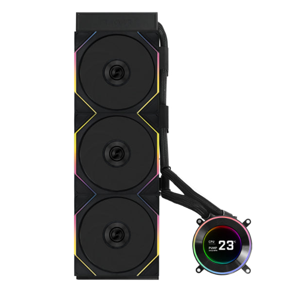 Lian Li Hydroshift II LCD-C 360TL with wireless fans Liquid Cooler