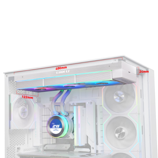 Lian Li Hydroshift II LCD-C 360CL with wireless fans Liquid Cooler