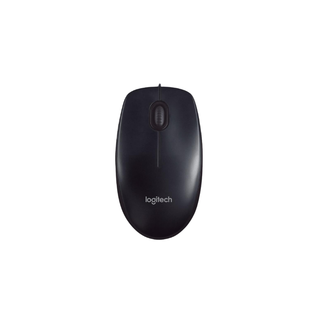 Logitech M90 USB Optical Mouse 1000 DPI - Black