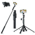 PORTRONICS Lumistick 2 Smart Selfie Stick with Adjustable 4 Legs | Bluetooth Remote Control | 360° Angular Adjustment