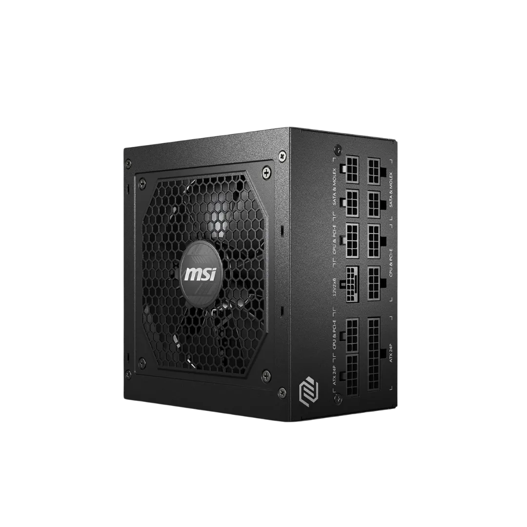 MSI MAG A750GL 750W Power Supply - 80+ Gold Certified, Fully Modular for High-Performance Builds