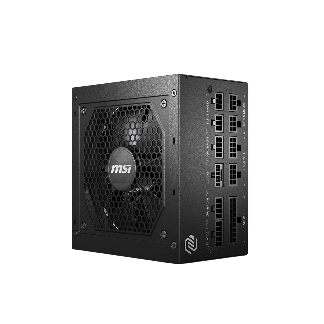 MSI MAG A850GL 850W Power Supply - 80+ Gold Certified, Fully Modular for Extreme Gaming and Workstations