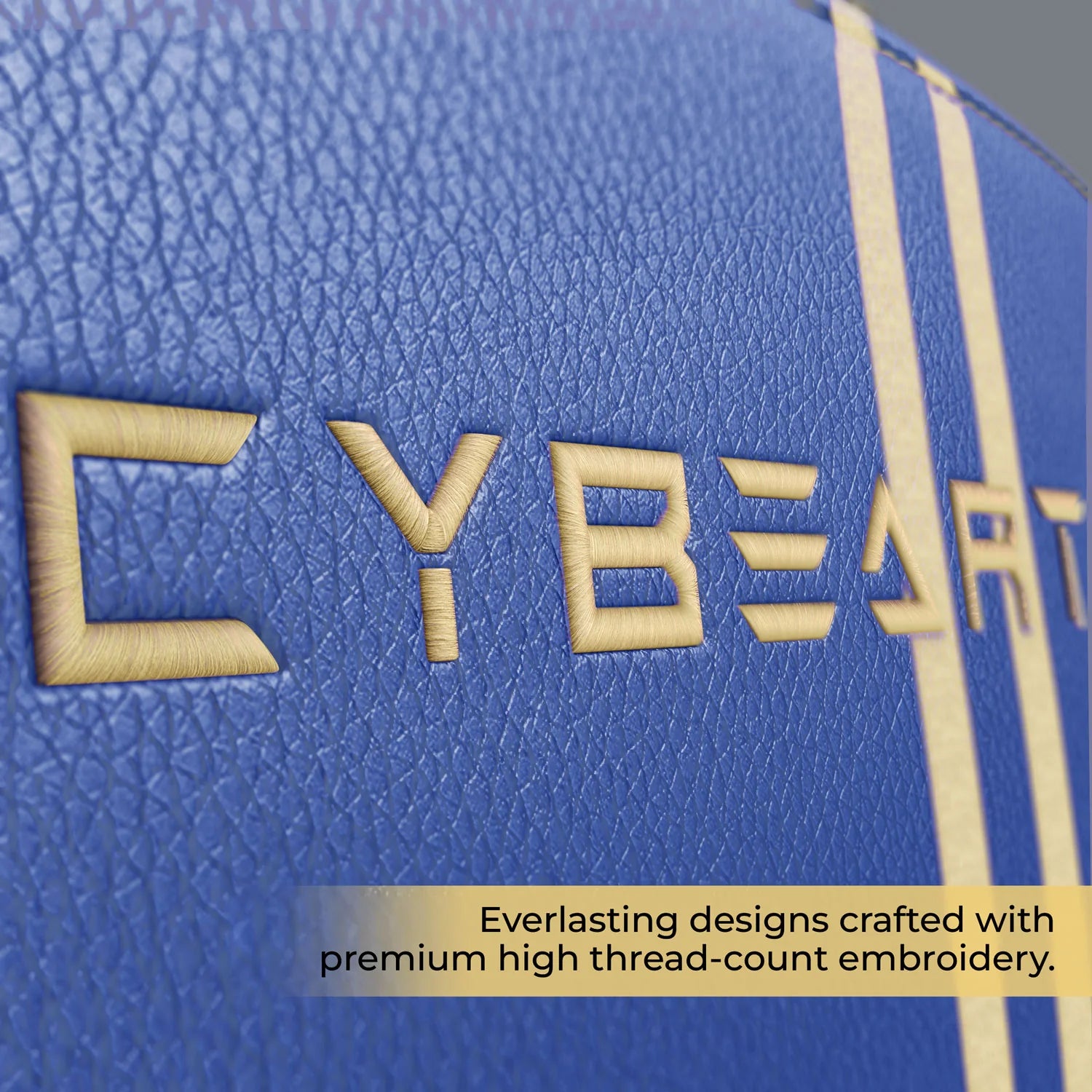 CYBEART Mumbai Indians 2077 Gaming Office Chair 4D Armrest Inbuilt Lumbar Support Supreme PU Leather, Ergonomic, Recline & Tilt