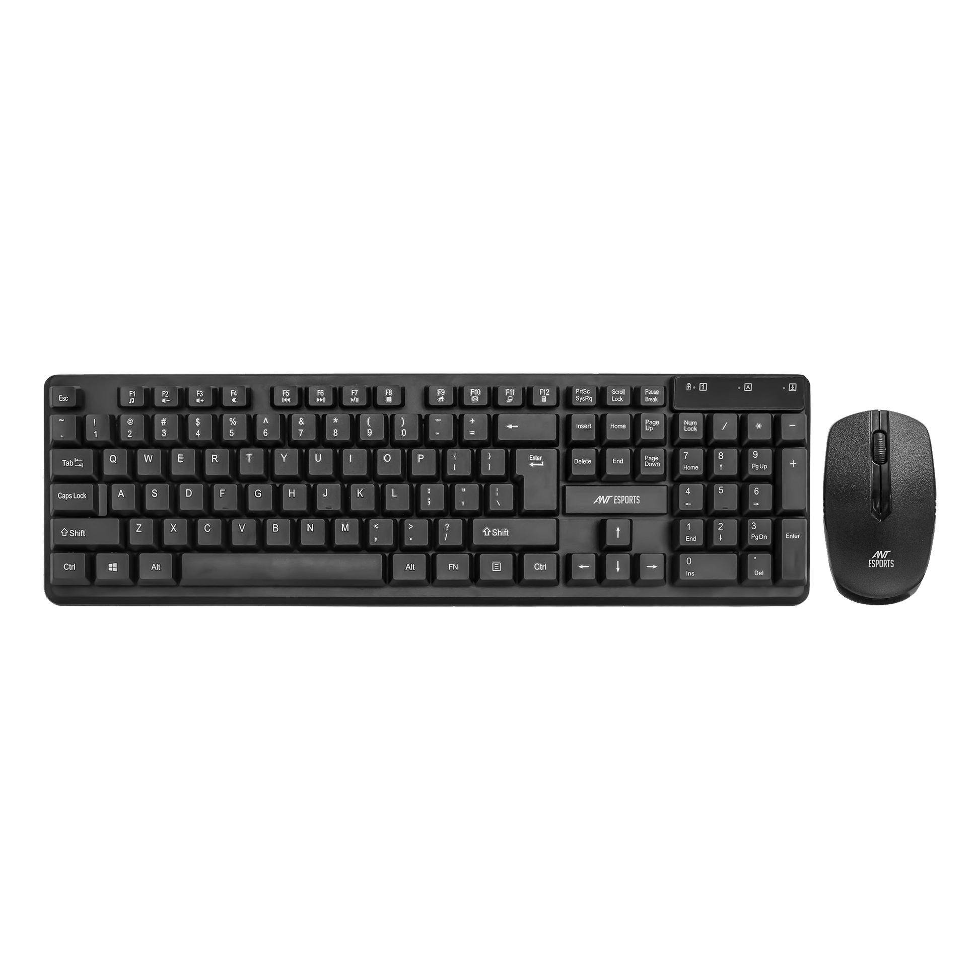 Ant Esports MKWM2023 Wireless Keyboard & Mouse Combo - Black