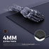 Cybeart Ghost (Black) Gaming Mouse Pad (Medium - 300x250x4mm) Waterproof, Never Slip Base, Stitched Edges, Esports Grade - | Buy Online at Shwetha Computers