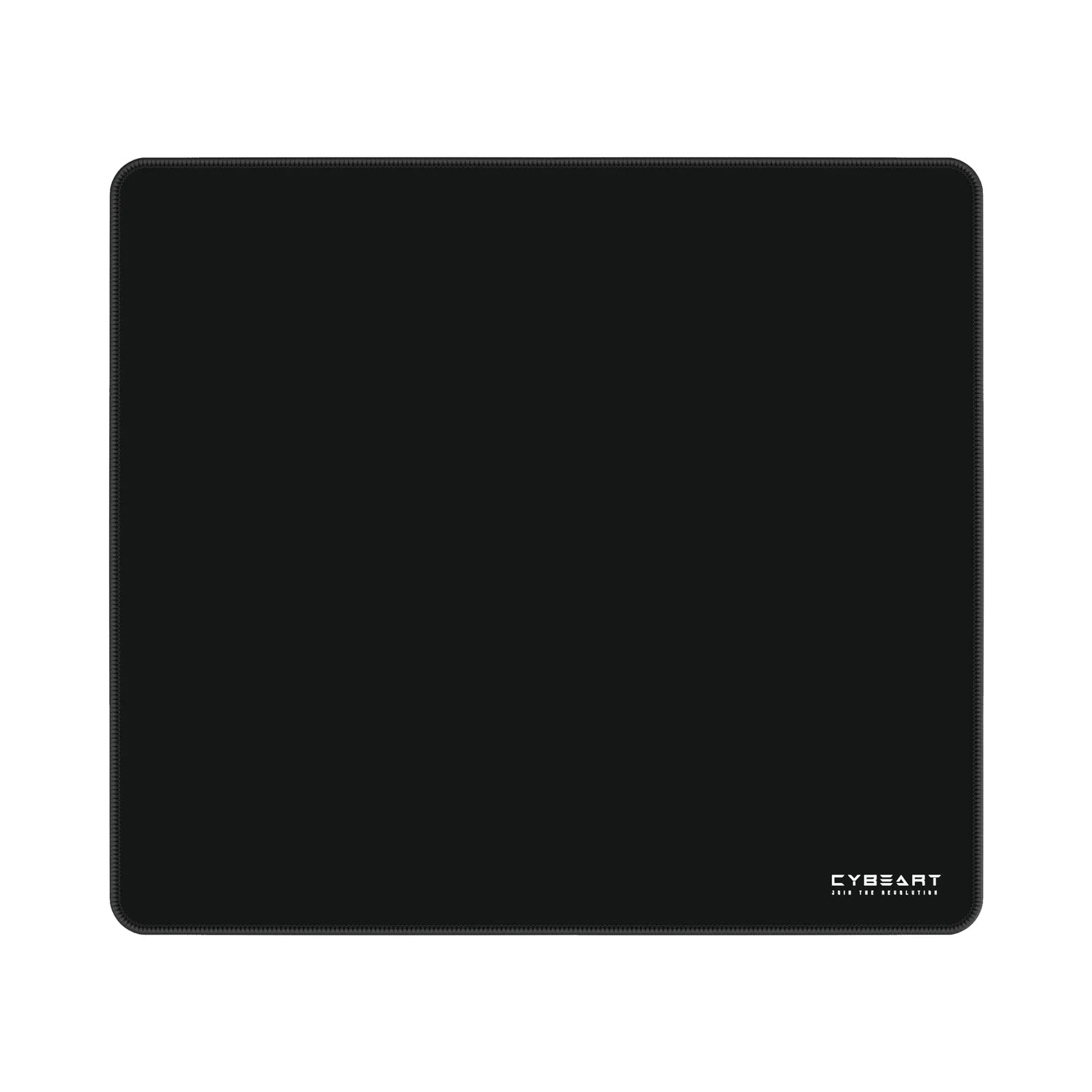 Cybeart Ghost (Black) Gaming Mouse Pad (Large - 450x400x4mm) Waterproof, Never Slip Base, Stitched Edges, Esports Grade
