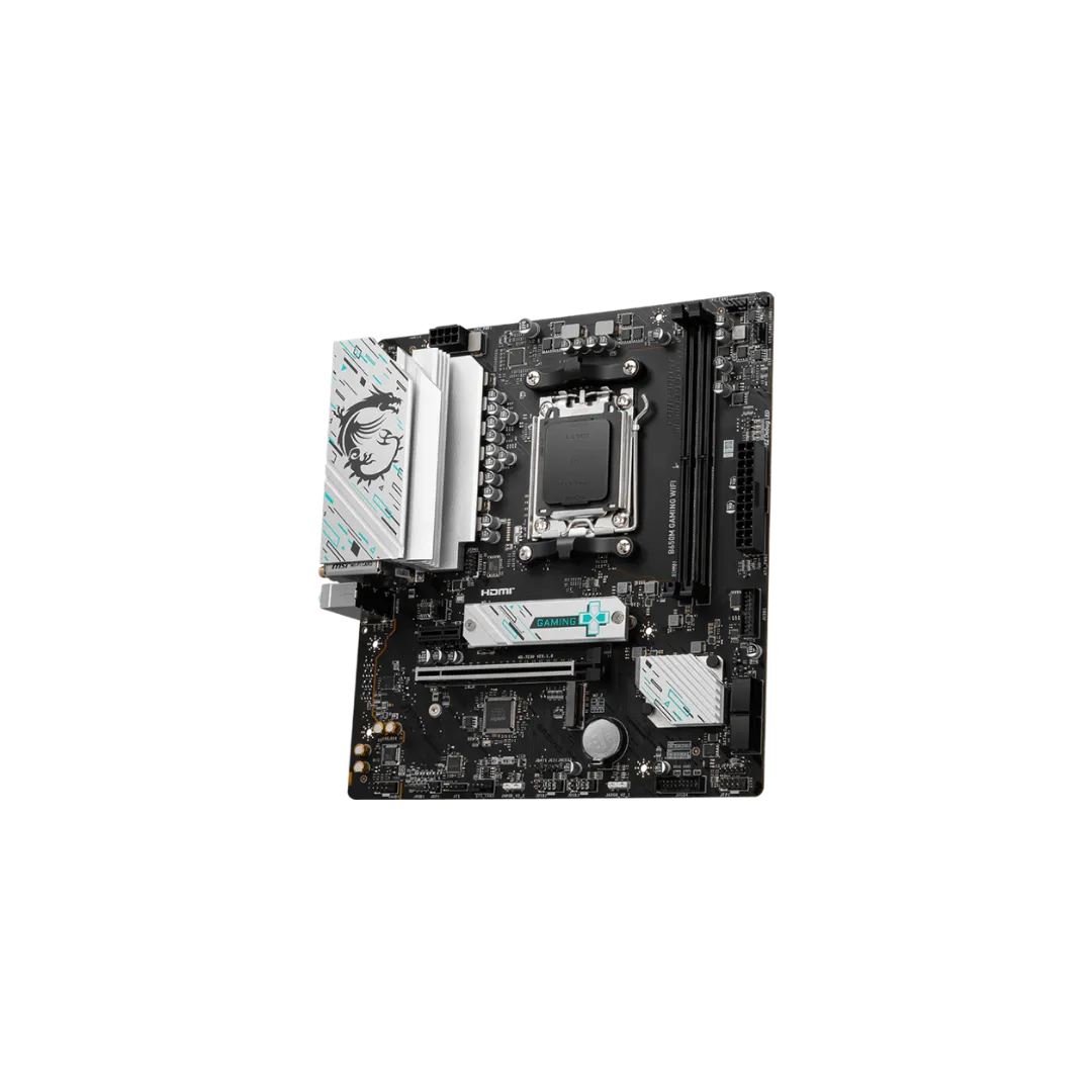 MSI B650M GAMING WIFI Motherboard - 2 RAM Slots, PCIe 4.0, AMD AM5