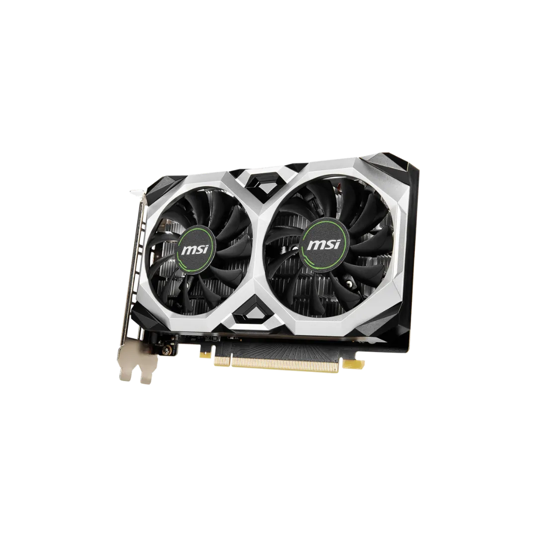 MSI GTX 1650 Ventus Graphics Card - 4GB GDDR6, Dual Fan OC, Efficient Cooling