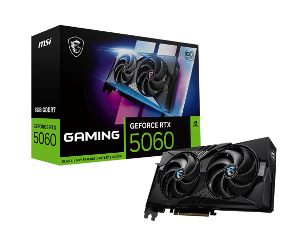 MSI GeForce RTX 5060 8G GAMING OC Graphics Card