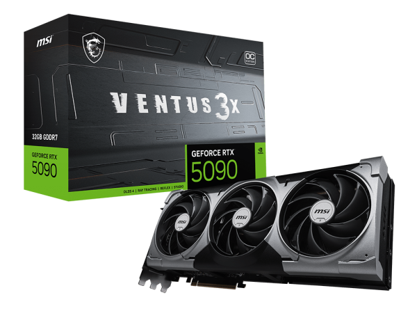 MSI GeForce RTX 5090 32G VENTUS 3X OC GDDR7 Graphics Card