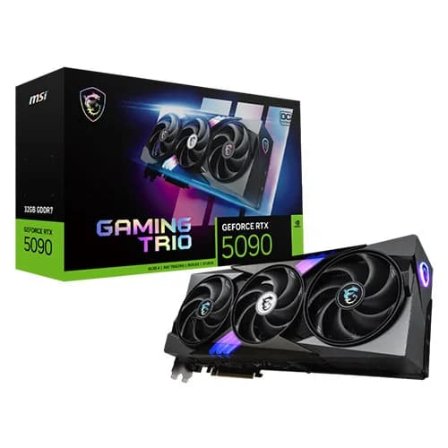 MSI GeForce RTX 5090 Gaming Trio OC 32GB GDDR7 Graphics Card - | Buy Online at Shwetha Computers