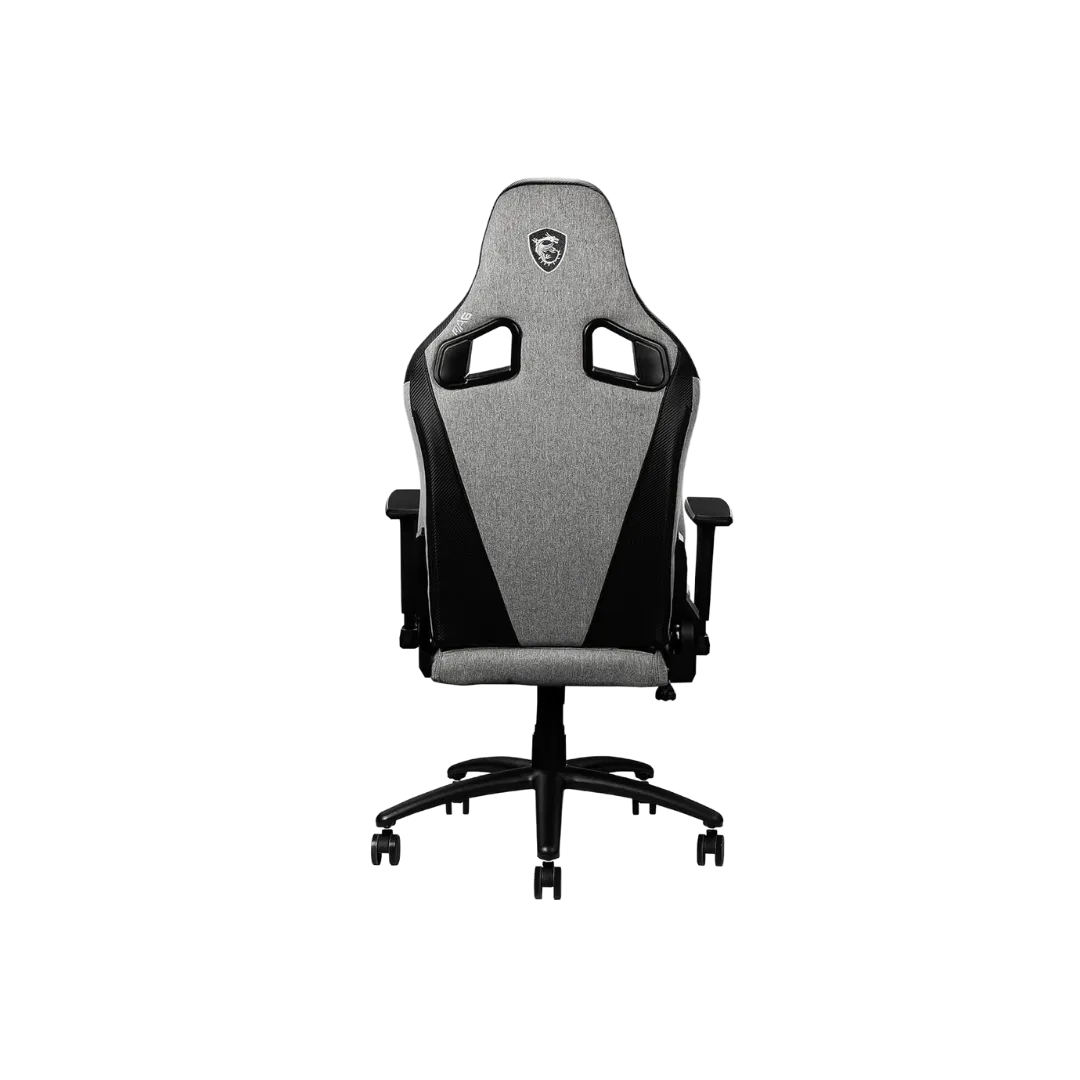 MSI Grey Gaming Chair with Fabric Cover and Steel Base