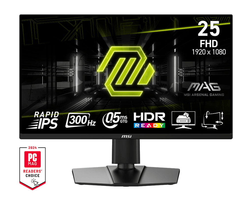 MSI MAG 255PXF 24.5 with Rapid IPS Panel Monitor