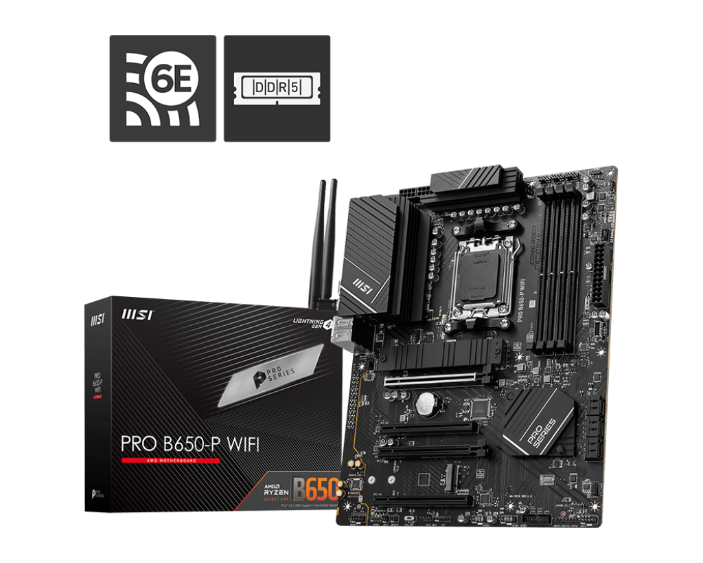 MSI PRO B650-P WIFI Motherboard - | Buy Online at Shwetha Computers