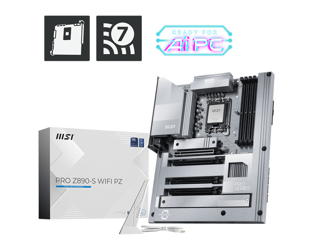 MSI PRO Z890-S WIFI PZ LGA 1851 ATX Motherboard