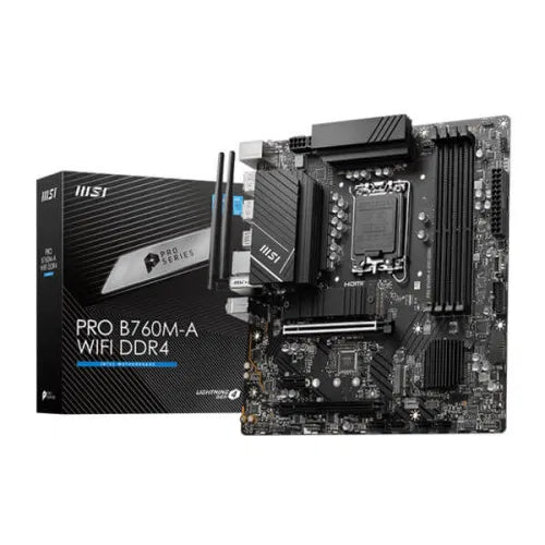 MSI Pro B760M-A WIFI DDR4 Motherboard