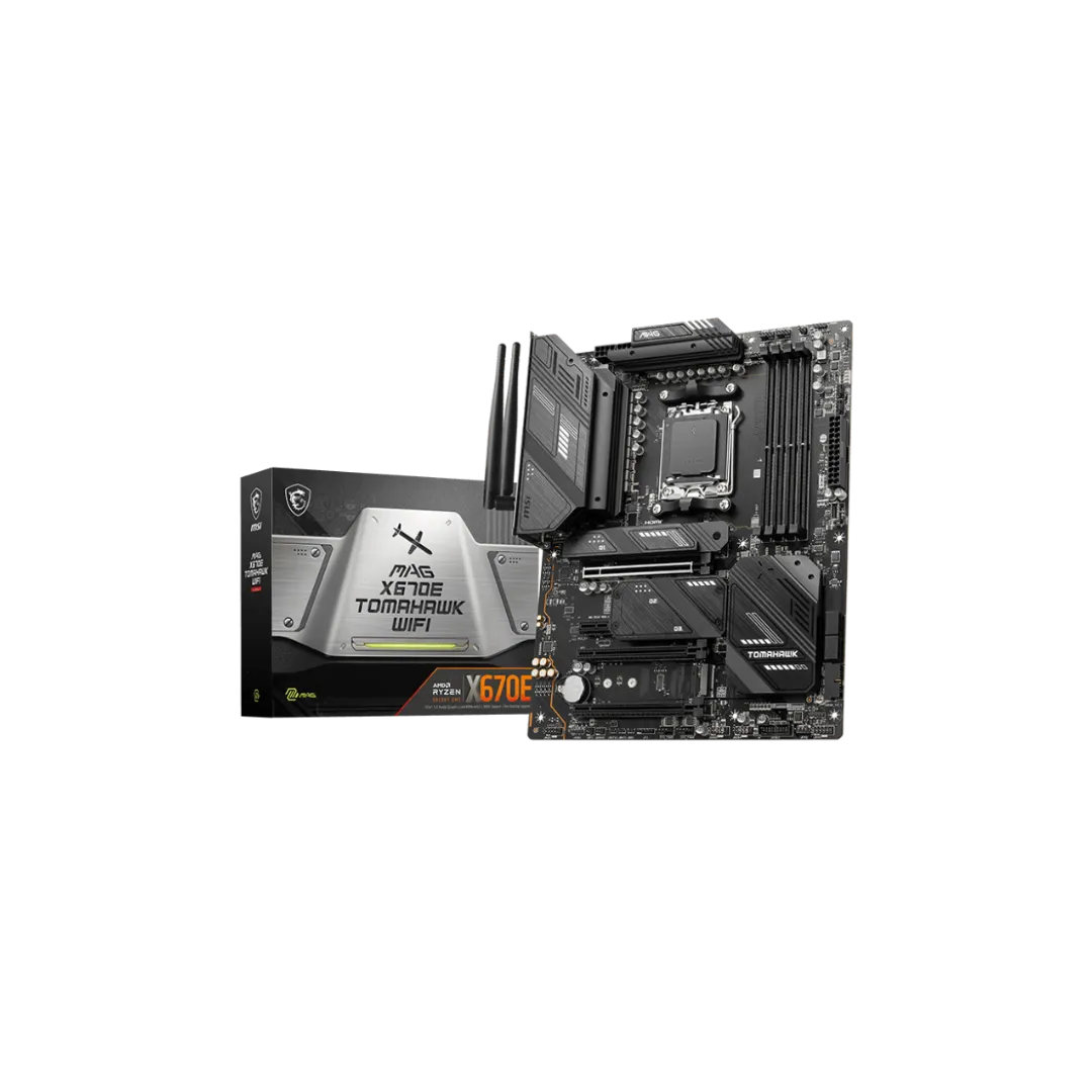 MSI X670 TOMAHAWK WIFI Motherboard - DDR5, PCIe 5.0, AMD AM5 - | Buy Online at Shwetha Computers
