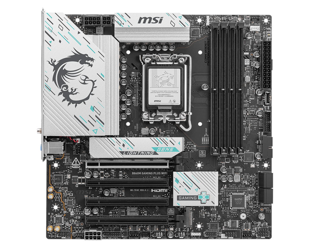 MSI B860M GAMING PLUS WIFI Motherboard - | Buy Online at Shwetha Computers