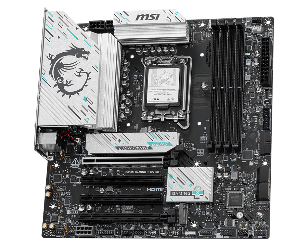 MSI B860M GAMING PLUS WIFI Motherboard - | Buy Online at Shwetha Computers