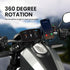 PORTRONICS Mobike 4 Bike Phone Mount | One-Press Lock | 360° Rotation | Bike Phone Holder | Handlebar Mount